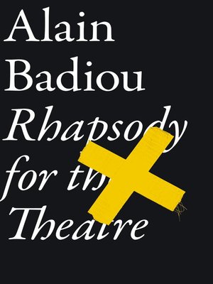 cover image of Rhapsody For the Theatre